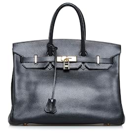 Hermès-Hermes Black Togo Birkin 35-Black