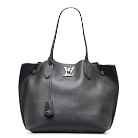 Louis Vuitton-Louis Vuitton Black Lockme Go Tote-Black