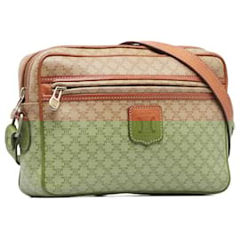 Céline-Celine Brown Macadam Crossbody-Brown,Beige