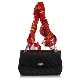 Balenciaga Borsa a tracolla Reporter in pelle nera con logo allover Nero