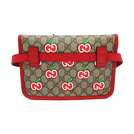 Gucci-Sac ceinture GG Supreme GG Apple 625233-Beige