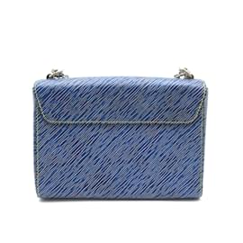 Louis Vuitton-Louis Vuitton Epi Twist MM Leather Shoulder Bag M50271 in Great Condition-Blue
