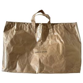 Comme Des Garcons CDG Extra große Kraft-Einkaufstasche Kamel