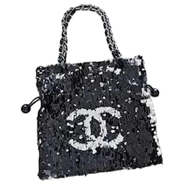 Chanel-Handbags-Silvery