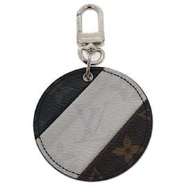 Louis Vuitton-LOUIS VUITTON Monogram Eclipse Porte Cles Illustre Key Holder M64169 LV ac1968-Other