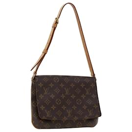 Louis Vuitton-LOUIS VUITTON Monogram Musette Tango Short Strap Shoulder Bag M51257 Auth am4553-Monogram