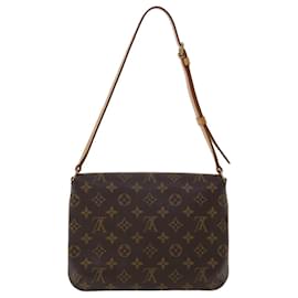 Louis Vuitton-LOUIS VUITTON Monogram Musette Tango Short Strap Shoulder Bag M51257 Auth am4553-Monogram