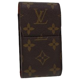 Louis Vuitton-LOUIS VUITTON Monogramm Etui Zigarettenetui M63024 LV Auth Kl603-Monogramm