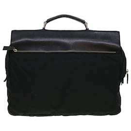 Prada-PRADA Business Bag Nylon Black Auth bs6199-Black