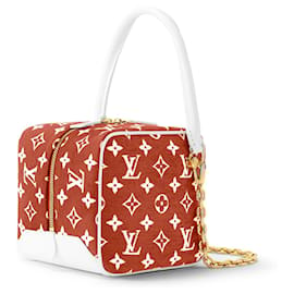 Louis Vuitton-bolsa quadrada LV nova-Vermelho