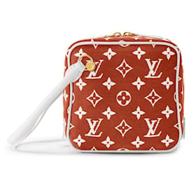 Louis Vuitton-bolsa quadrada LV nova-Vermelho
