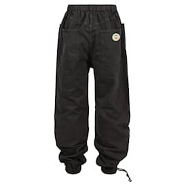 Gucci-Pantalones de chándal de algodón lavado-Negro