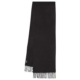 Apc Lenço Bordado Ambroise - A.P.C. - Lã - Preto Preto
