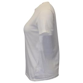 Dior-Camiseta Christian Dior Conditioner em linho de algodão creme-Branco,Cru