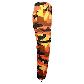Off White-Off-White Camouflage Printed Cargo in Orange Cotton-Other