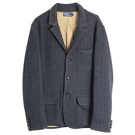 Polo Ralph Lauren Polo by Ralph Lauren Single-Breasted Coat in Grey Wool Grey