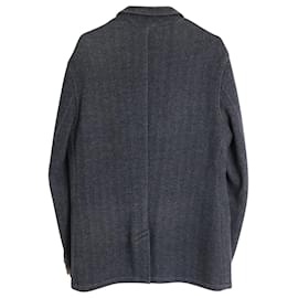 Polo Ralph Lauren-Polo by Ralph Lauren Single-Breasted Coat in Grey Wool-Grey