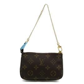 Louis Vuitton-Monogram Vivienne Mini Pochette Accessoires M81637-Brown
