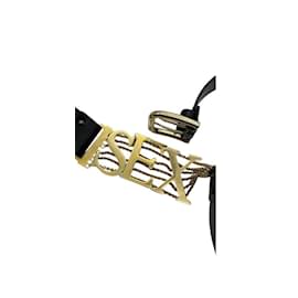 Dolce & Gabbana-Gürtel-Schwarz,Gold hardware