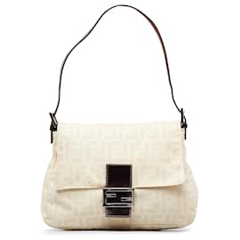 Fendi-Fendi Marron Zucca Mamma Forever-Marron,Beige