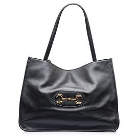 Horsebit negro de Gucci 1955 Totalizador Negro