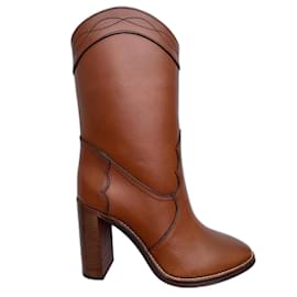 Saint Laurent-Ankle Boots-Brown