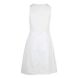 Louis Vuitton-Serie Louis Vuitton 2 Vestido con parches-Blanco