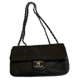 Bolsa tiracolo Chanel Timeless preta de couro (Edição limitada) Preto
