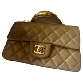 Chanel-Mini classico-Beige