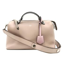 Fendi-Sac à bandoulière en cuir 8BL124-Beige