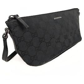 Gucci-Gucci-Handtasche aus Monogramm-Canvas-Schwarz