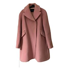 Tara Jarmon-Coats, Outerwear-Pink