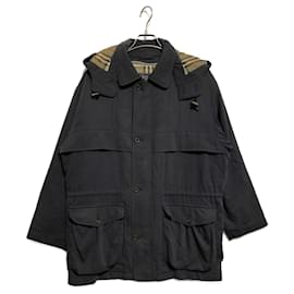 Burberry-Men Coats Outerwear-Navy blue