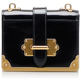 Prada Nero Spazzolato Cahier Nero