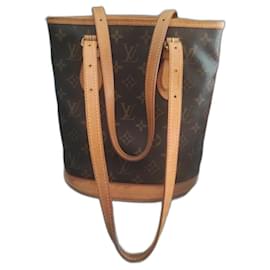 Louis Vuitton-bucket-Dark brown