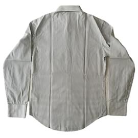 Yves Saint Laurent-Vintage cotton stripes shirt-Multiple colors
