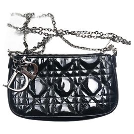 Lady Dior Minitasche Schwarz