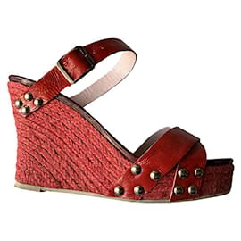 Emporio Armani-Sandals-Red