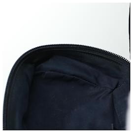 Christian Dior-Christian Dior Trotter Canvas Saddle Pouch Navy Auth 45009-Navy blue