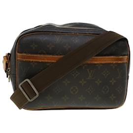 Louis Vuitton-LOUIS VUITTON Monogram Reporter PM Shoulder Bag M45254 LV Auth 45218-Monogram