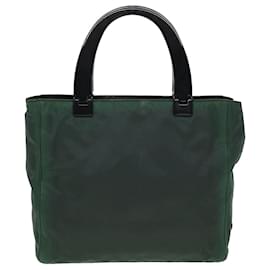Prada-PRADA Hand Bag Nylon Green Auth bs6158-Green