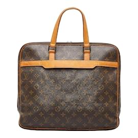 Louis Vuitton-Louis Vuitton Monogram Porte-Documents Pégase Bolso de negocios de lona M53343 en buenas condiciones-Castaño