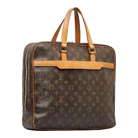 Louis Vuitton-Louis Vuitton Monogram Porte-Documents Pégase Bolso de negocios de lona M53343 en buenas condiciones-Castaño