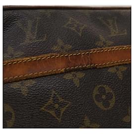 Louis Vuitton-Louis Vuitton Monogram Compiegne 28 Clutch Bag M51845 LV Auth 45342-Monogram