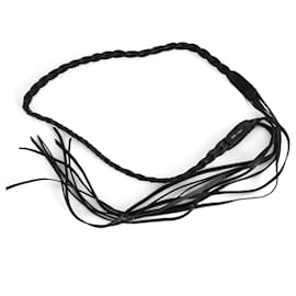 Isabel Marant-Isabel Marant plaited leather belt-Black
