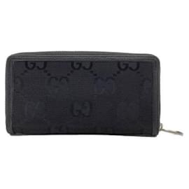 Gucci-****Gucci Off The Grid Zip em torno de carteiras pretas-Preto