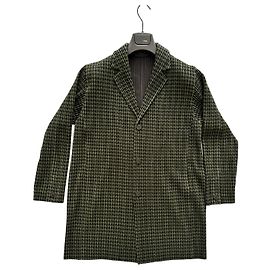Issey Miyake Cappotto da città stampato Multicolore