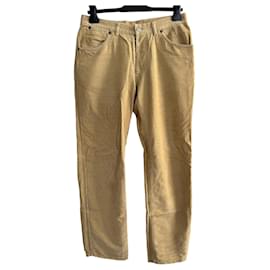 Maison Martin Margiela-Corduroy velvet trousers-Camel