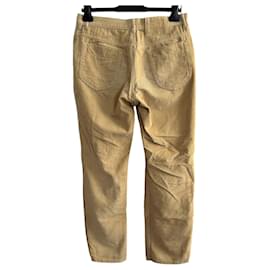 Maison Martin Margiela-Corduroy velvet trousers-Camel