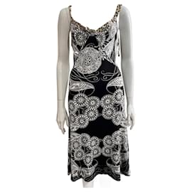 Just Cavalli-Stunning Cavalli dress with rhinestone embellishment-Black,Multiple colors